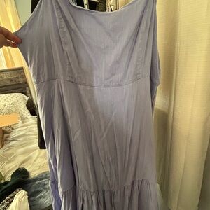 Old navy periwinkle blue Sleeveless midi Sundress sz XXL